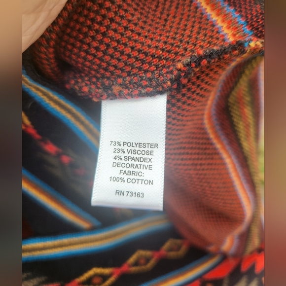 SPENSE WOMANS SIZE LARGE LONG SLEEVE BLACK KNIT DRESS WITH DECORATIVE HEM Midi - Picture 6 of 9